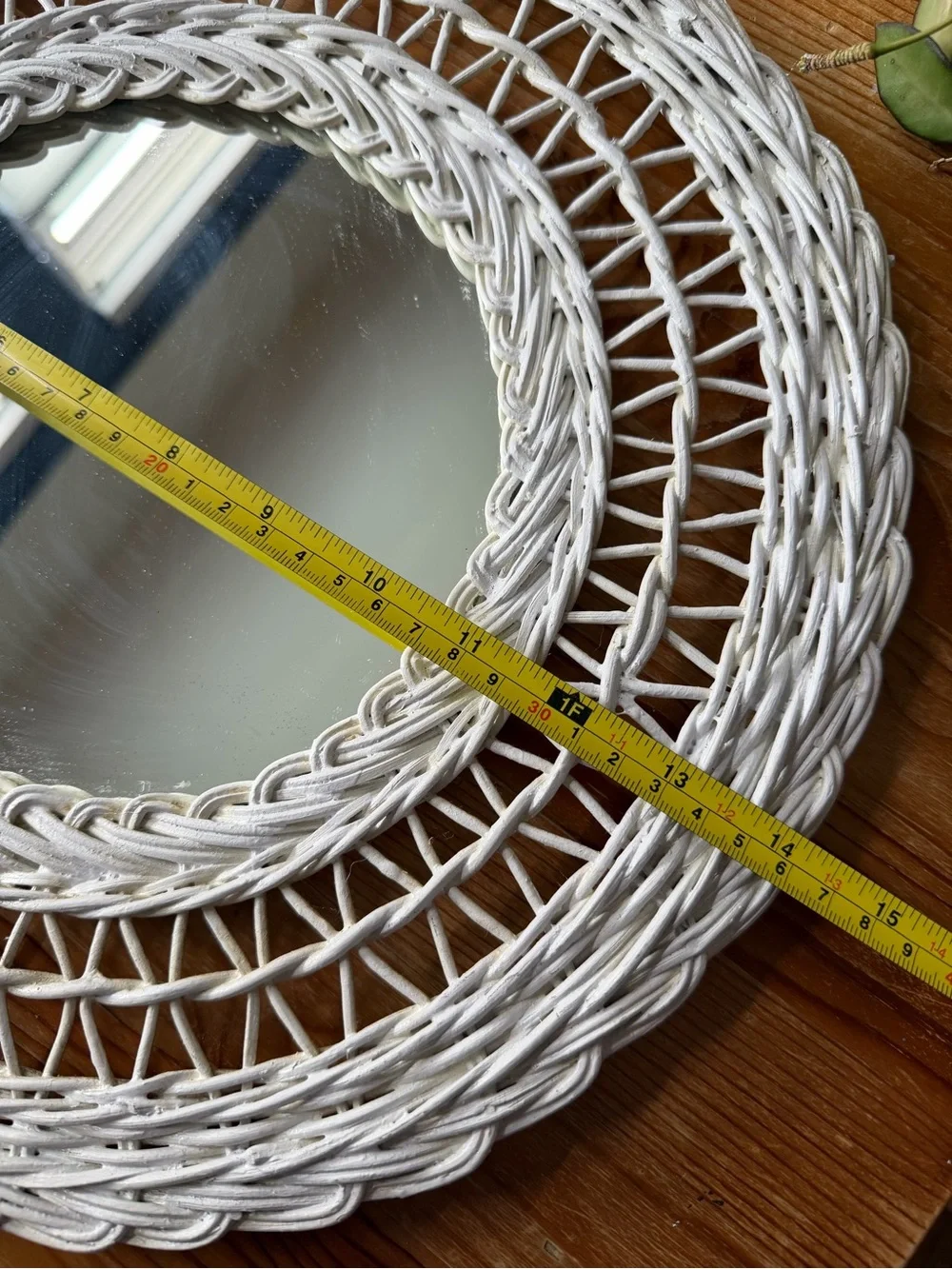 Vintage Wicker Mirror